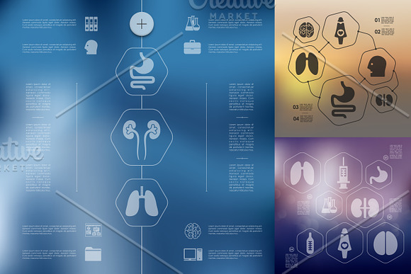 9 medicine infographics in Presentation Templates - product preview 1
