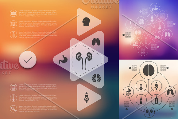 9 medicine infographics in Presentation Templates - product preview 2