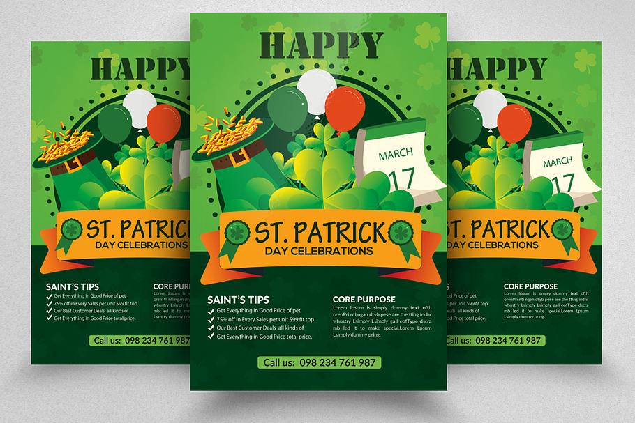 St. Patrick's Day Flyer Templates in Flyer Templates - product preview 8