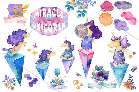 Miracle Unicorn in Illustrations - product preview 4