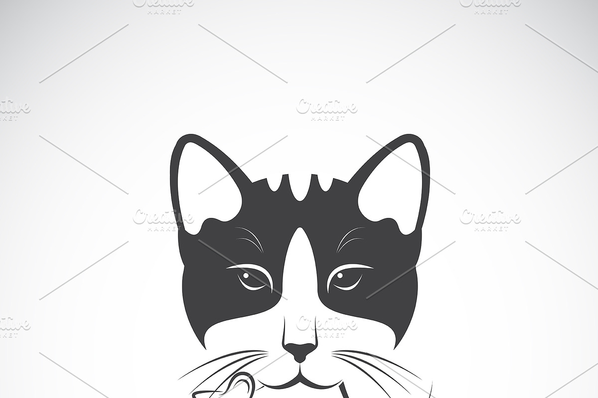 Cat catches a rat in the mouth. in Icons - product preview 8
