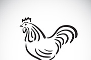 Vector of rooster or cock design.