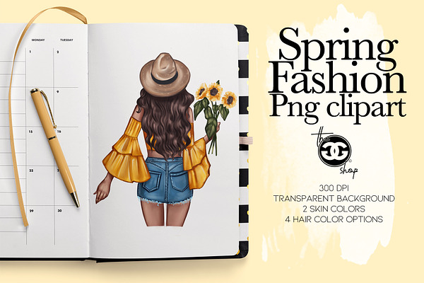 Sunflower girls Png Cliparts