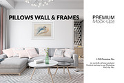 Pillows & Frames in Living Room