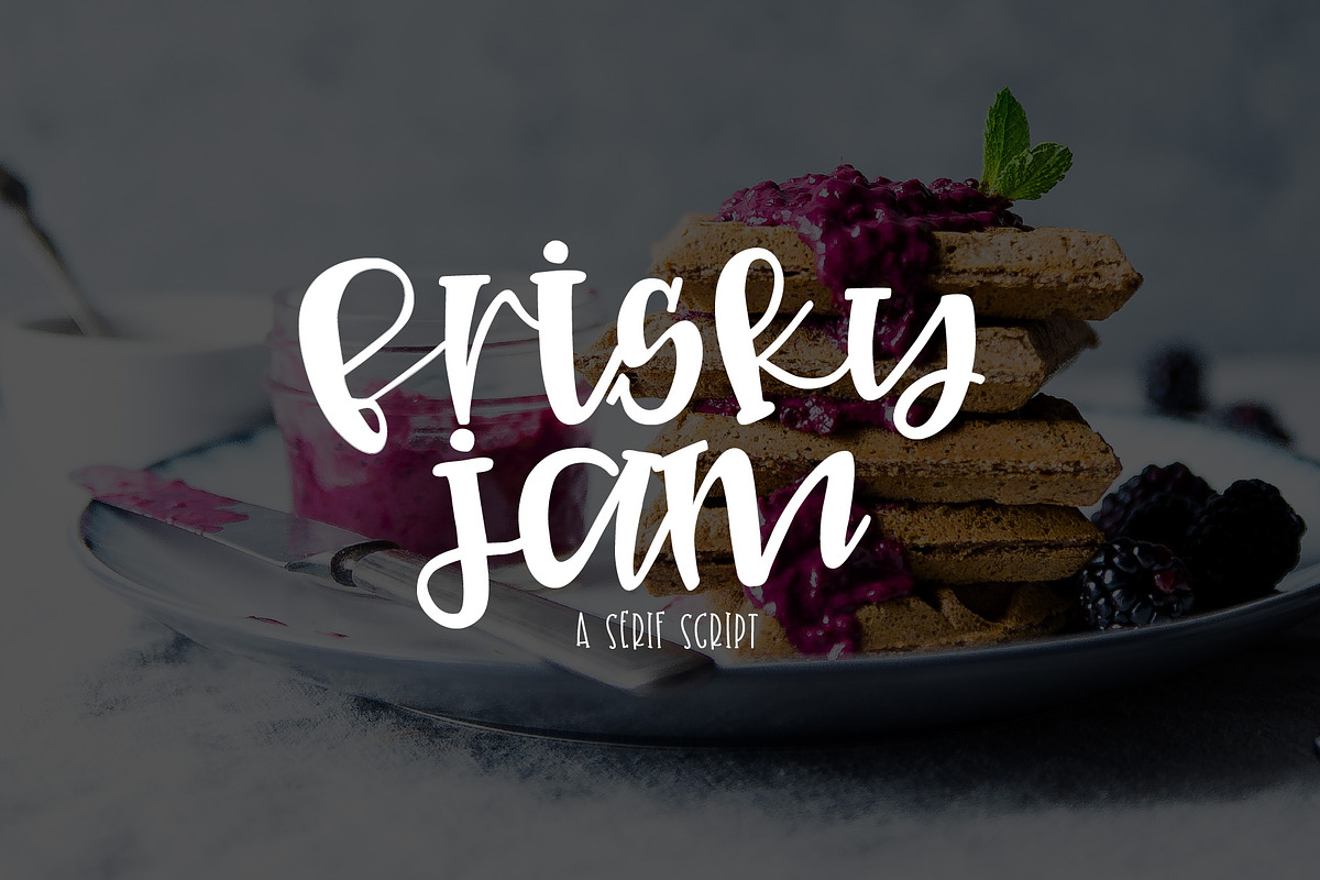 Frisky Jam in Display Fonts - product preview 8