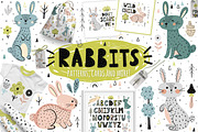 Rabbits Collection: patterns, cards