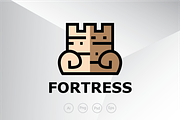 Cloud Fortress Logo Template