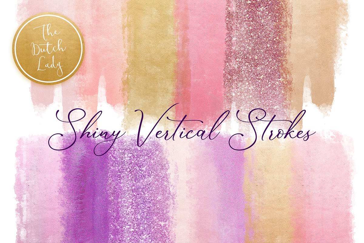 Paint Brush Stroke Clipart Vertical in Illustrations - product preview 8