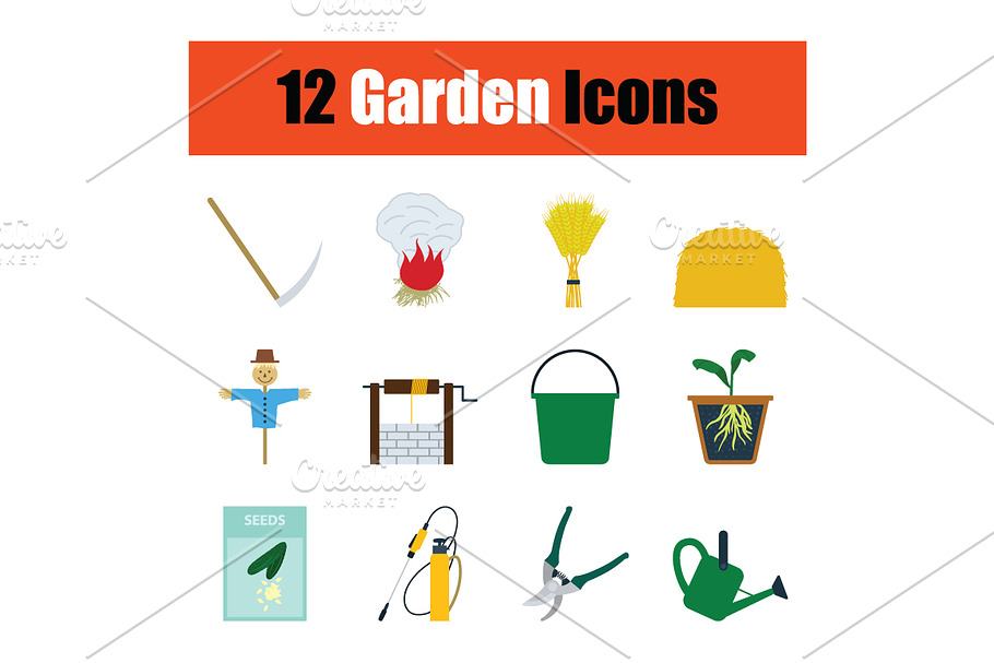 Set of gardening icons in Icons - product preview 8