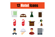 Set of hotel icons