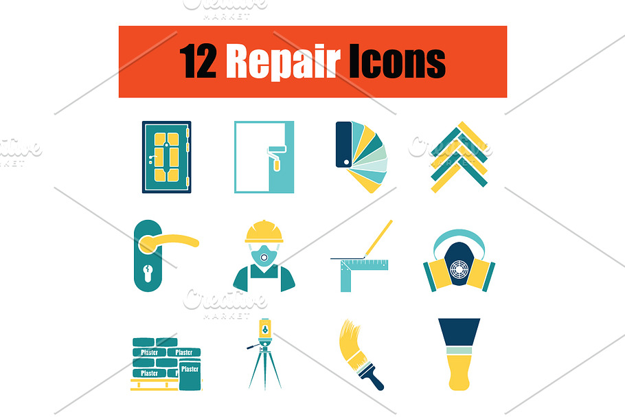 Set of repair icons in Icons - product preview 8