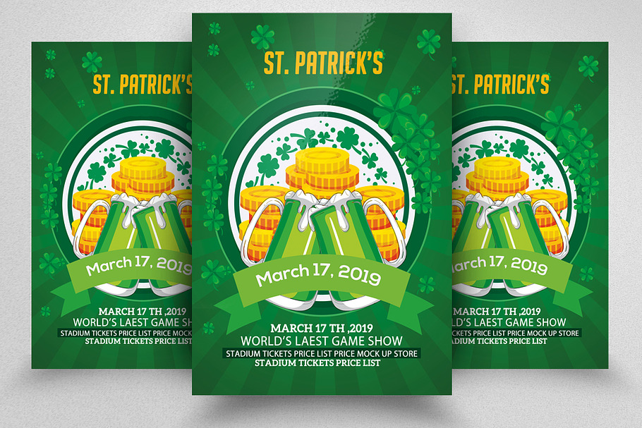 St. Patrick's Event Flyer Template in Flyer Templates - product preview 8