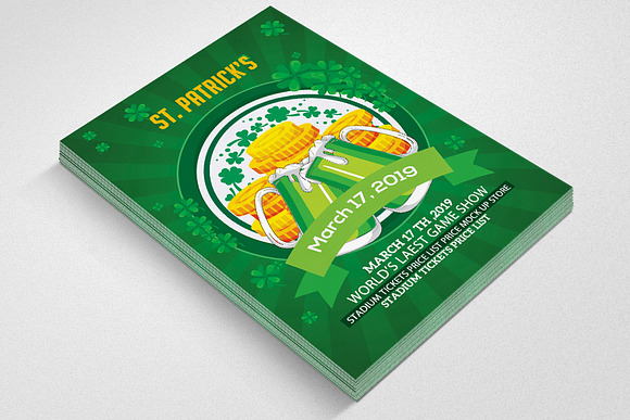 St. Patrick's Event Flyer Template in Flyer Templates - product preview 1