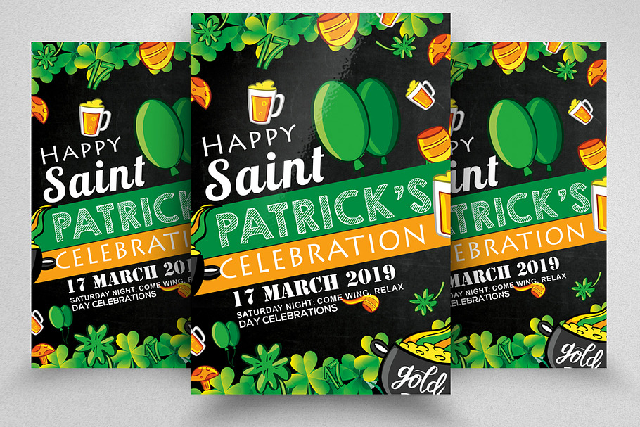 St. Patrick's Event Flyer Templates in Flyer Templates - product preview 8