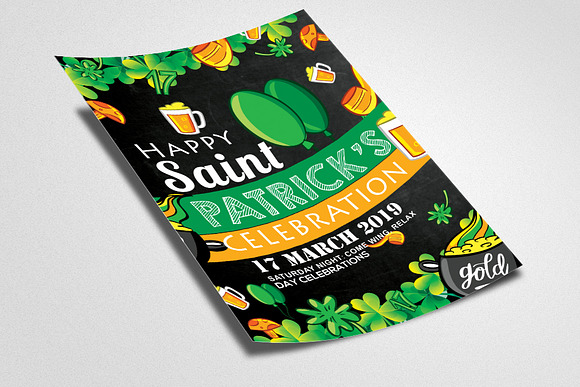 St. Patrick's Event Flyer Templates in Flyer Templates - product preview 1