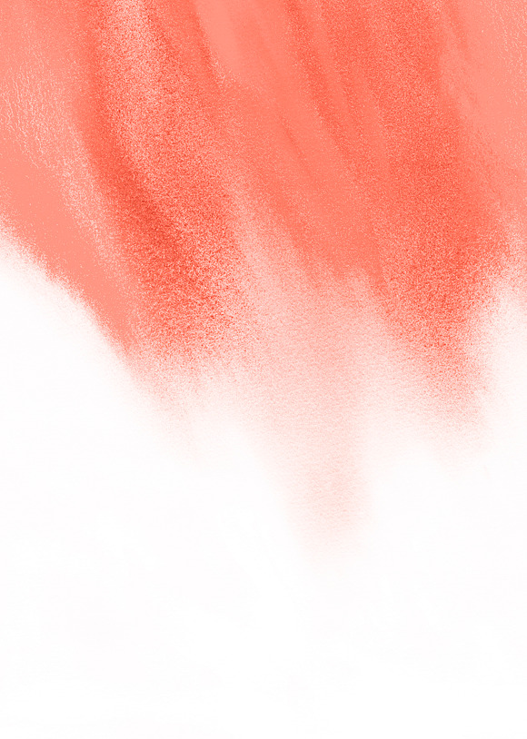 Coral ombre watercolor in Textures - product preview 3