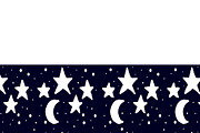 Starry Night Motif Stationery Backgr