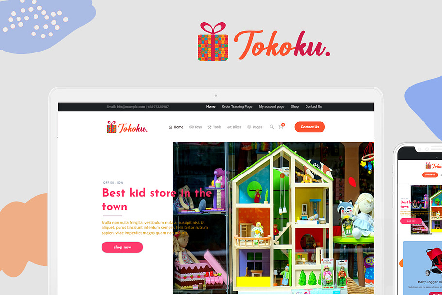 Tokoku - Kids Store WooCommerce in WordPress Commerce Themes - product preview 8