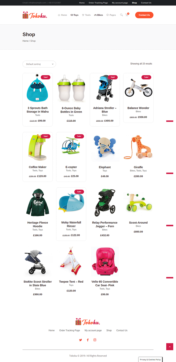 Tokoku - Kids Store WooCommerce in WordPress Commerce Themes - product preview 6