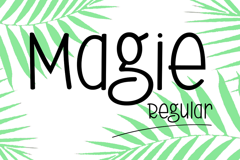 Magie Regular in Script Fonts - product preview 8
