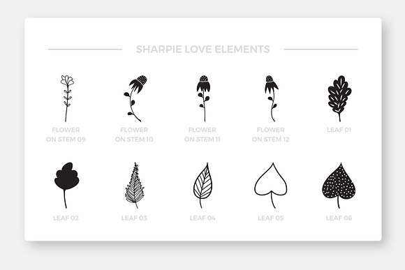 Sharpie Love Vol.1 Floral Doodles in Illustrations - product preview 8