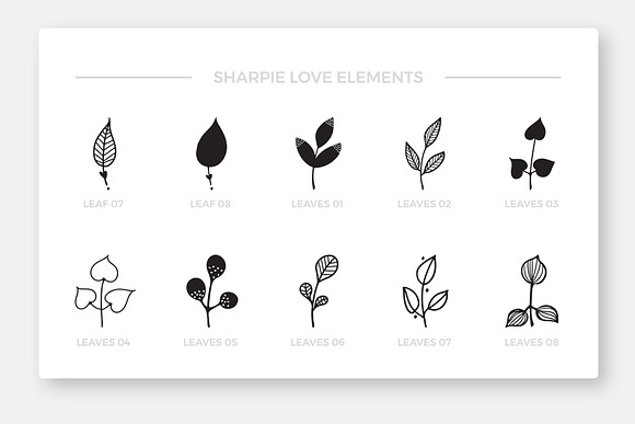 Sharpie Love Vol.1 Floral Doodles in Illustrations - product preview 9