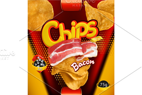 Flavorings for snacks, chips. Bonus! in Illustrations - product preview 2