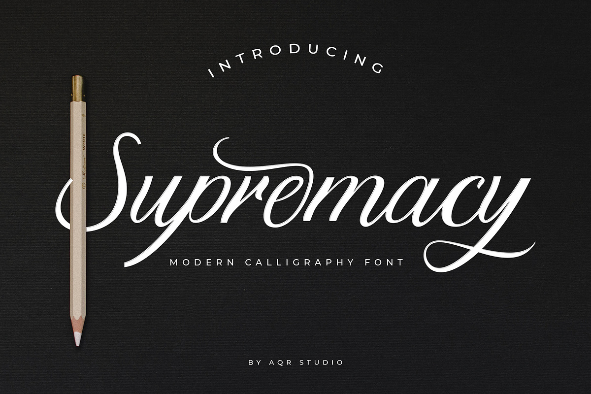 Supremacy Script Font in Script Fonts - product preview 8