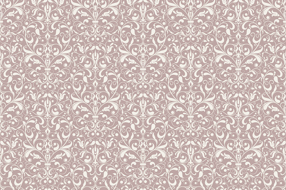 Set of 8 seamless pattern in Baroque in Patterns - product preview 1