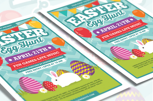 Easter Egg Hunt in Flyer Templates - product preview 2