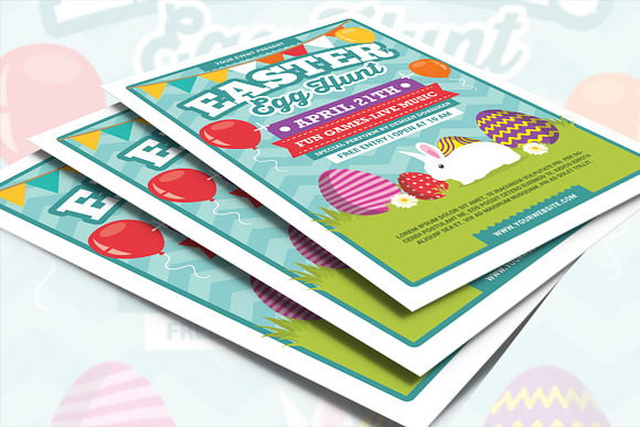 Easter Egg Hunt in Flyer Templates - product preview 3