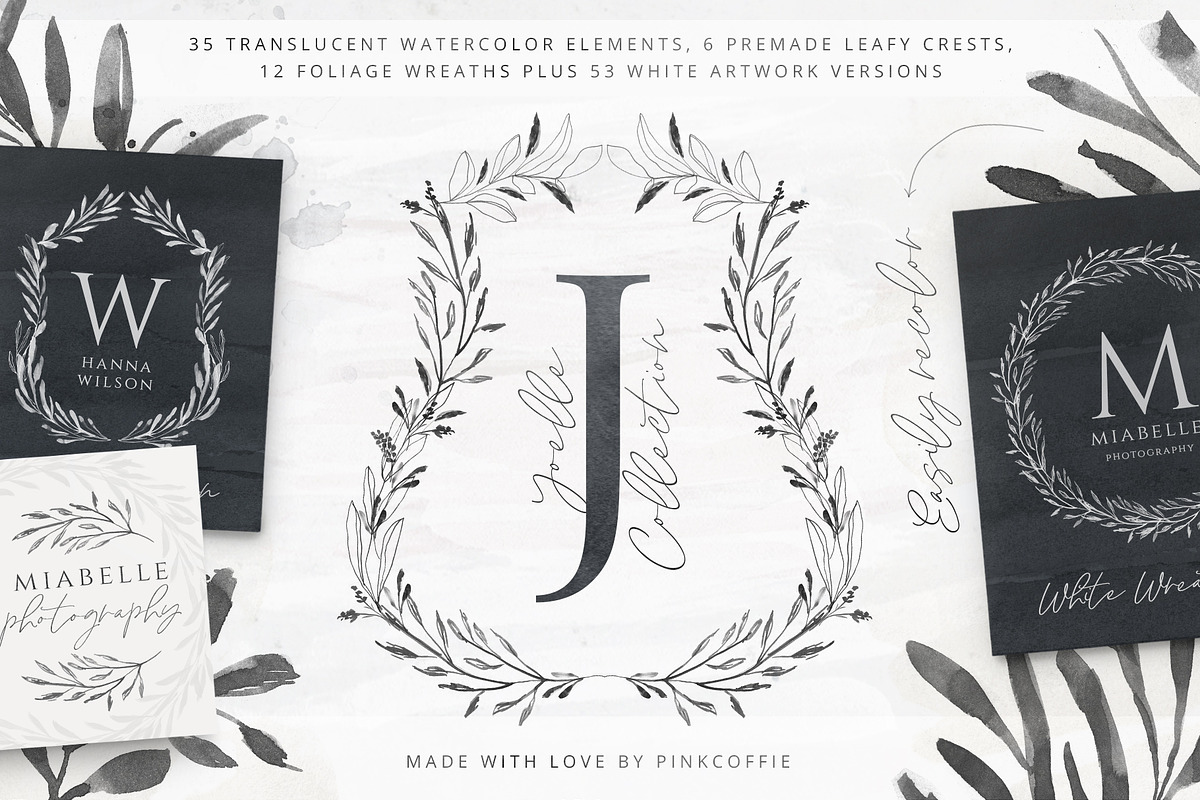 Joelle Watercolor Collection in Illustrations - product preview 8