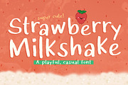 Strawberry Milkshake Font