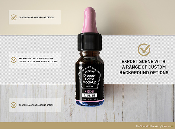 Dropper Bottle & Box Mock-Up | 10ml in Product Mockups - product preview 6