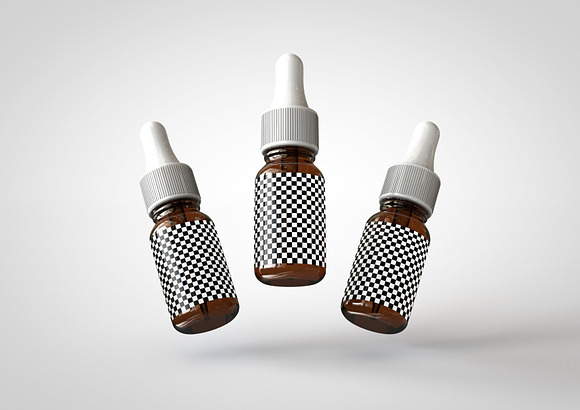 Dropper Bottle & Box Mock-Up | 10ml in Product Mockups - product preview 13