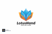 Lotus Hand - Logo Template