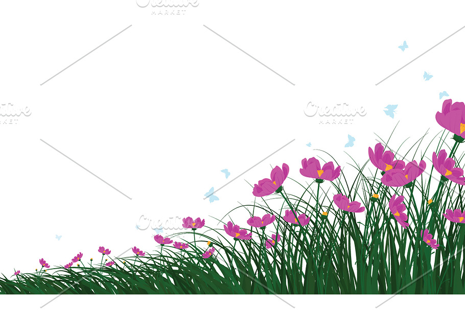 Meadow color background