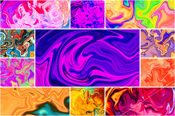 33 Colorful Marble Textures vol.7 in Textures - product preview 12