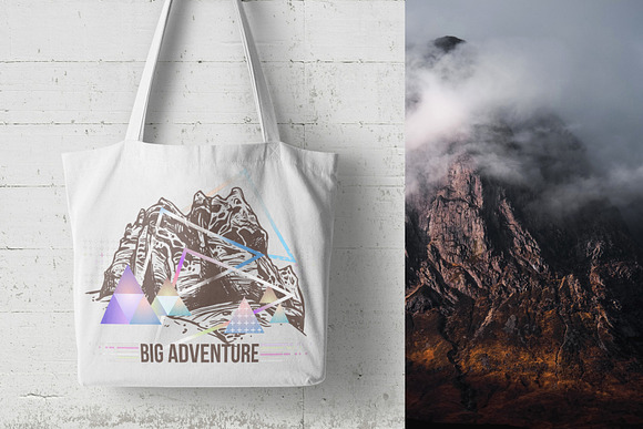 Mountains & Adventure. Sketches art in Illustrations - product preview 2