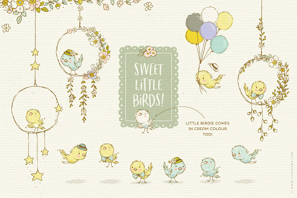 Spring Animals, Flowers & Patterns in Illustrations - product preview 6
