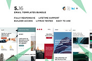 5 Email templates bundle XVI