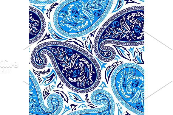 5 Paisley Seamless Patterns in Patterns - product preview 5
