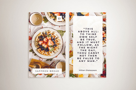 Food Social Media Pack in Instagram Templates - product preview 3