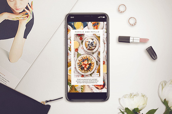 Food Social Media Pack in Instagram Templates - product preview 5