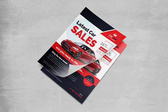 Car Sale Flyer in Flyer Templates - product preview 2