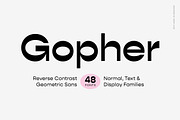 Gopher Complete Font Family
