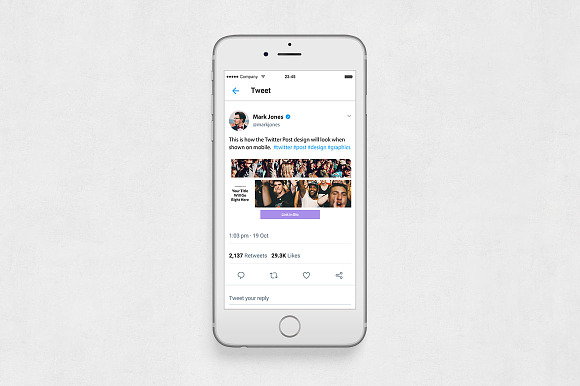 Party Twitter Posts in Twitter Templates - product preview 5