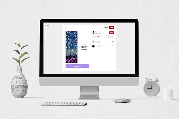 Party Pinterest Posts in Pinterest Templates - product preview 3