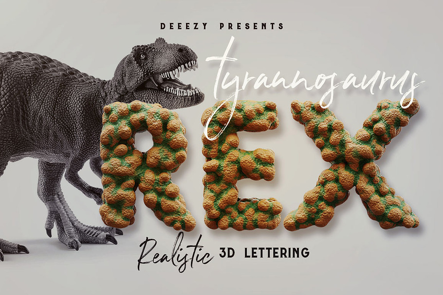 Dino Rex – 3D Lettering
