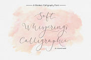 Soft Whisperings Calligraphic